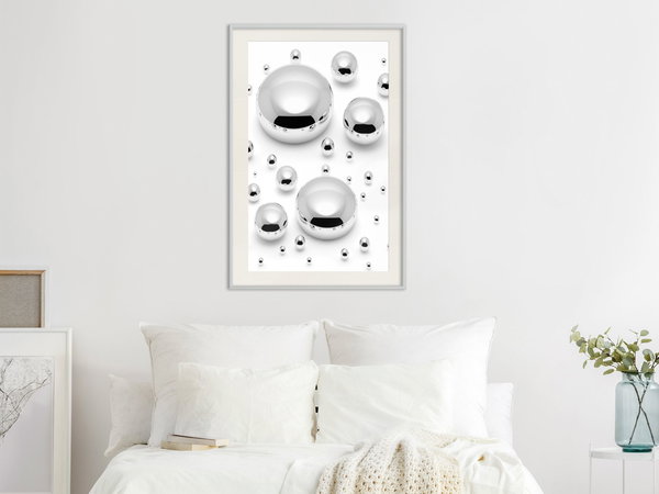 Poster 'Silver Drops'