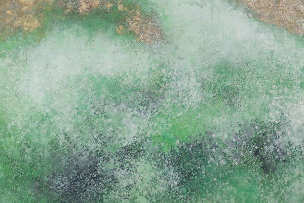Großzügig aufgetragene Farben