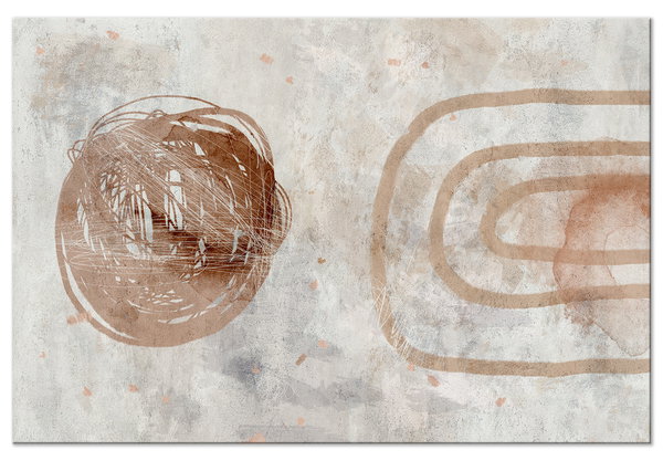Kunstdruck auf Leinwand 'Pastel Sun Wide'