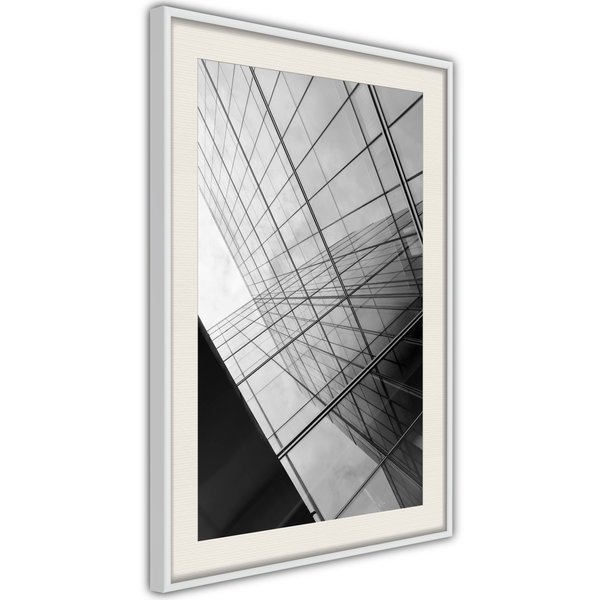 Poster 'Steel and Glass (Grey)'