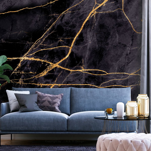 Behang 'Golden Paths'