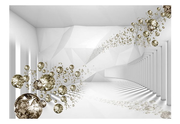 Tapete 'Diamond Corridor (Grey)'