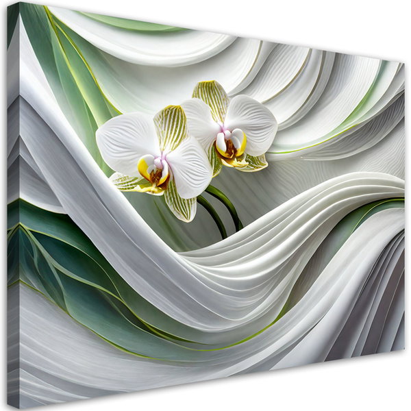 Kunstdruck auf Leinwand 'Orchid Elegance'
