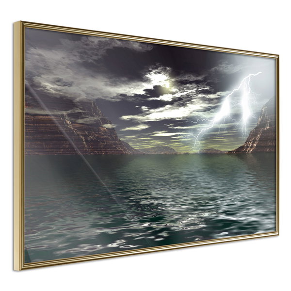 Poster 'Storm on the Lake'