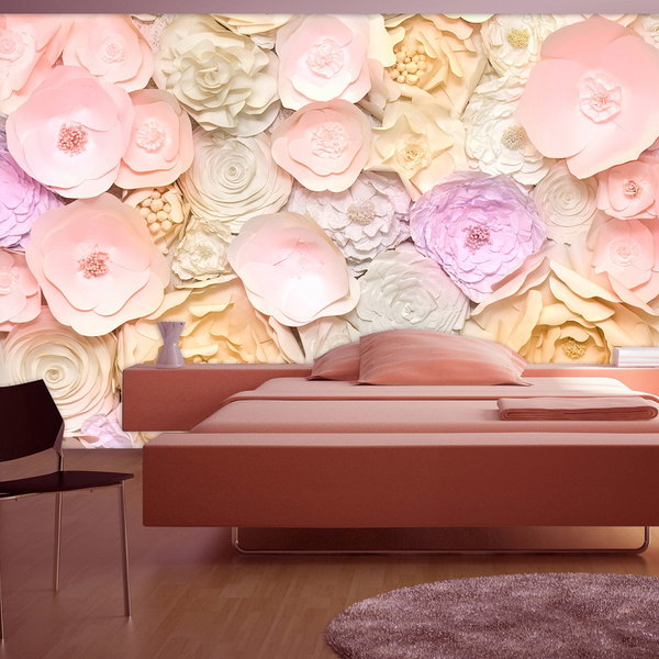 Selbstklebende Tapete 'Meer der Blumen'