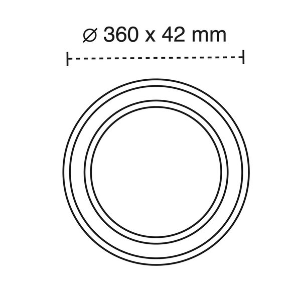 Deckenleuchte 'Halo HD1'
