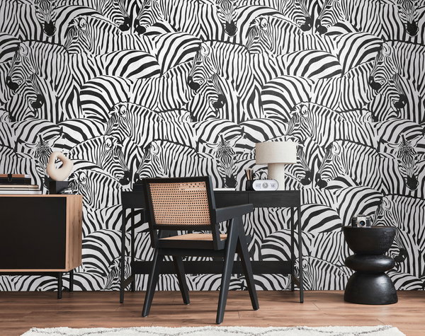Tapete 'Zebra Parade' 159x280cm