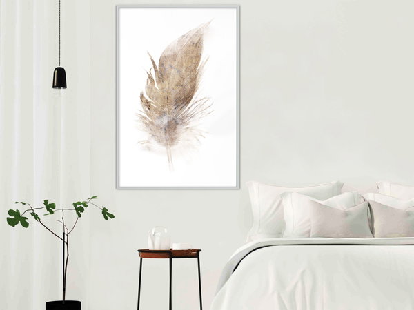 Poster 'Lost Feather (Beige)'