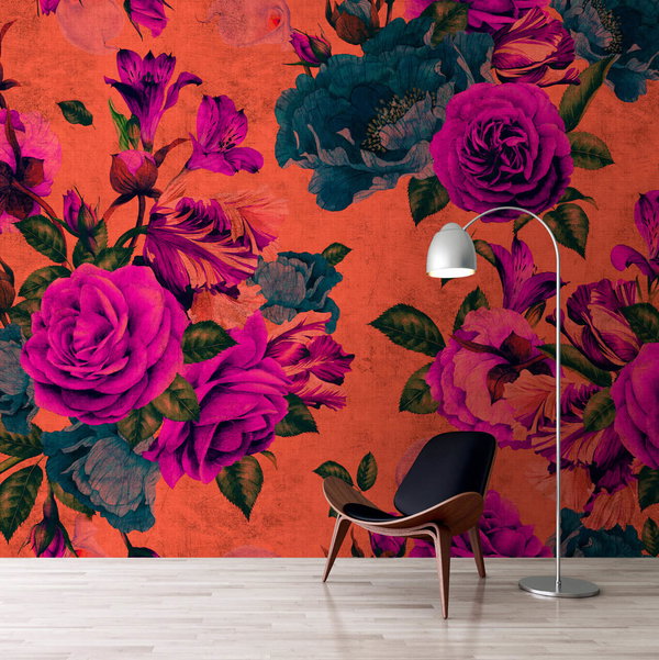 Tapete 'Spanish Rose 2' 400x270cm