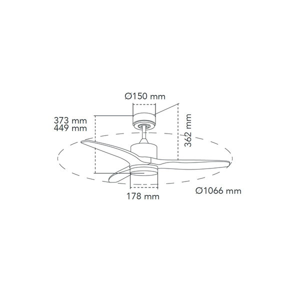 Deckenventilator 'Terre CCT'