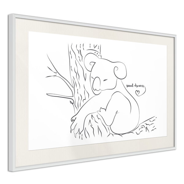 Poster 'Sleepy Koala'
