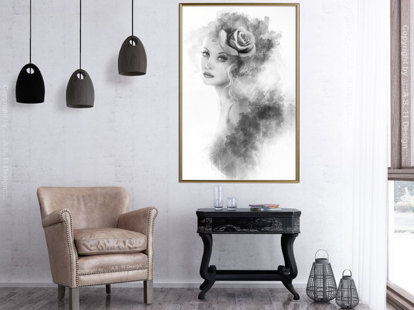 Poster 'Watercolor Portrait'