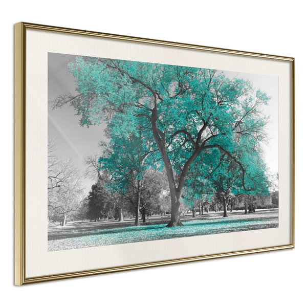 Poster 'Teal Tree'