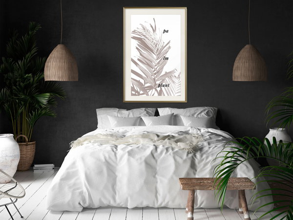 Poster 'Beige Palm'