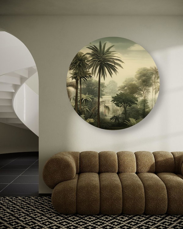 Rundes Bild 'Enchanted Forest'