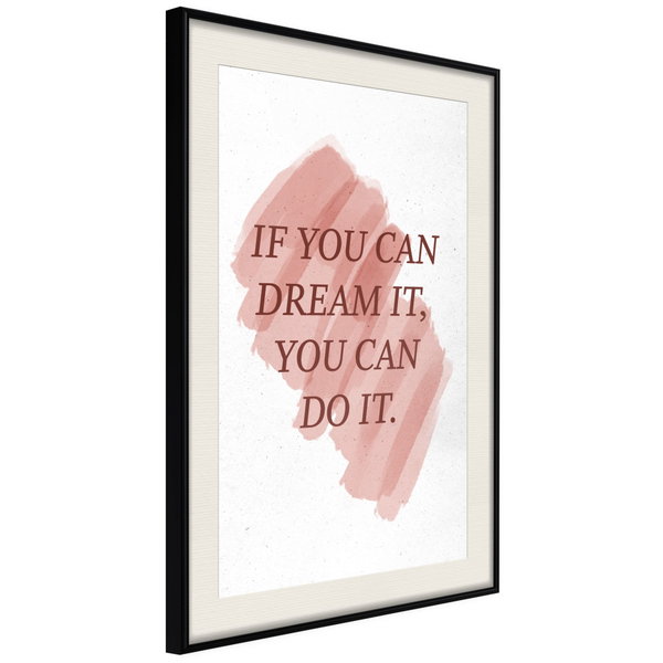 Plakat 'You Can Do It'