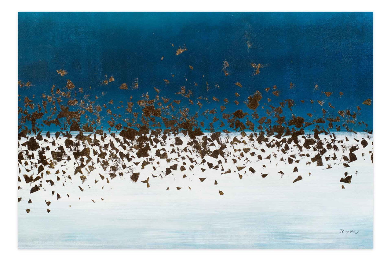 Olieverf schilderijen 'Heavenly Ascension' | Handgeschilderd unicum 180x120cm komt in de ruimte goed tot zijn recht.