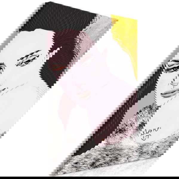 Kunstdruk op canvas 'Sensual and Love Vertical'