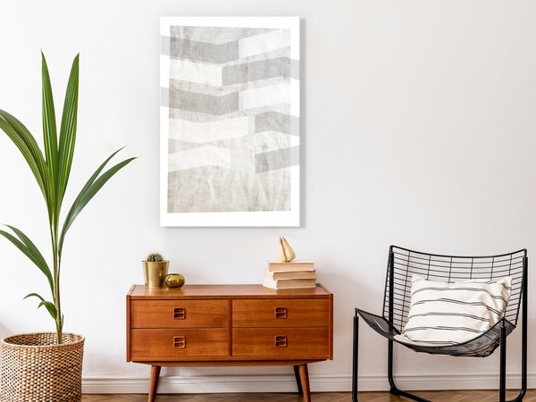 Kunstdruck auf Leinwand 'Chiaroscuro Vertical'