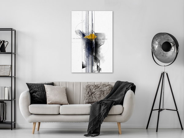 Kunstdruck auf Leinwand 'Sentimental Journey Vertical'