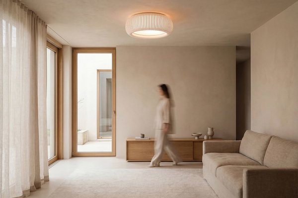 Suspension luminaire 'Oblo Blush Glow 1'