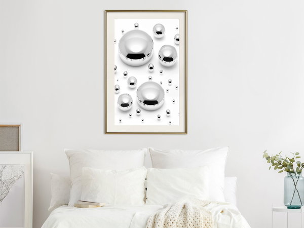 Poster 'Silver Drops'