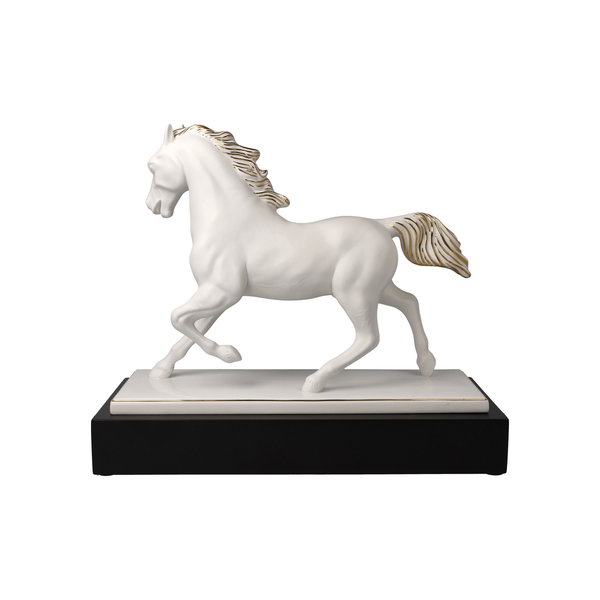 Porzellan Figur 'Galloping Beauty 1' von Goebel 32x28x14cm