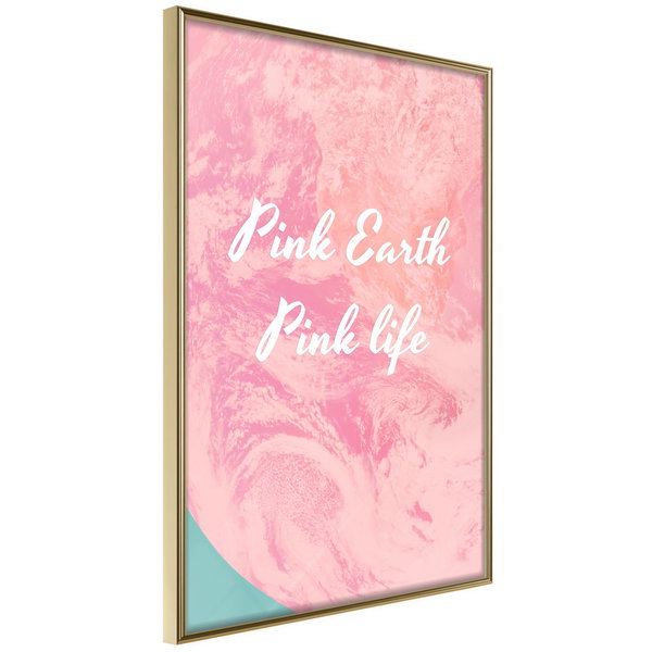 Poster 'Pink Earth, Pink Life'