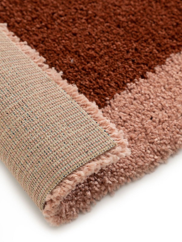Design Hochflorteppich Louise Bunt