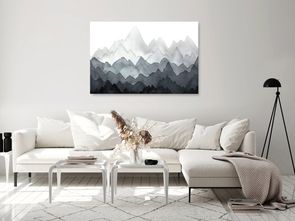 Kunstdruck auf Leinwand 'Dignified Rhythm of Nature Wide'