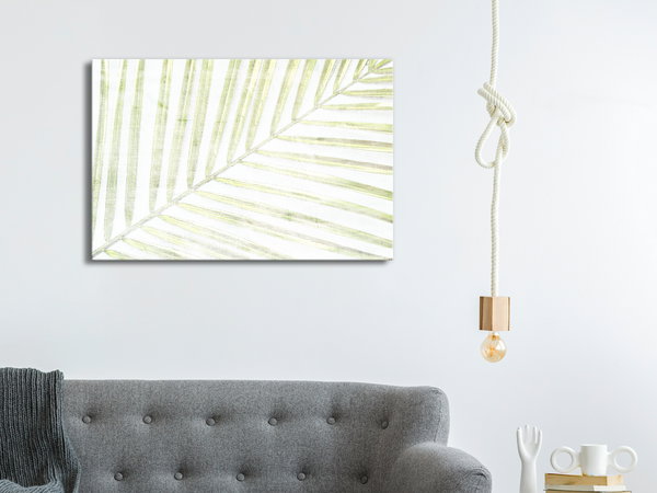 Kunstdruck auf Leinwand 'Palm Leaf Wide'