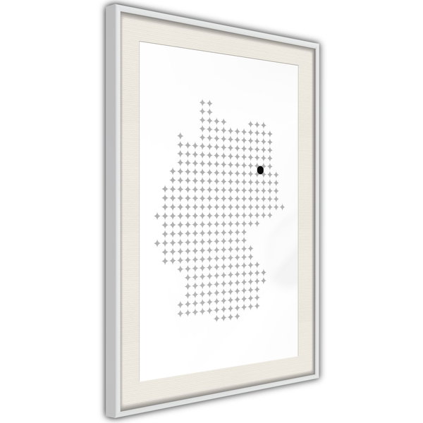 Poster 'Pixel Map of Germany'