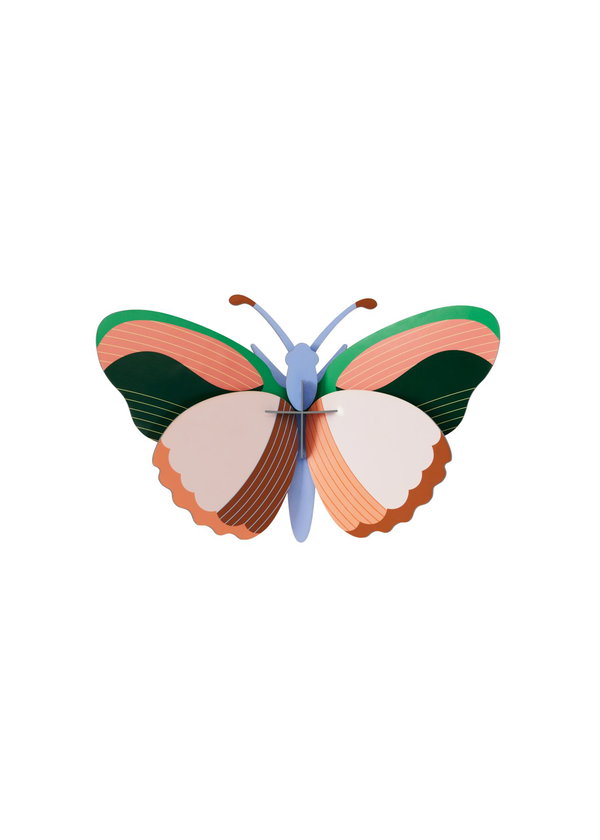 Escultura de pared de cartón 'Decorative Wings'