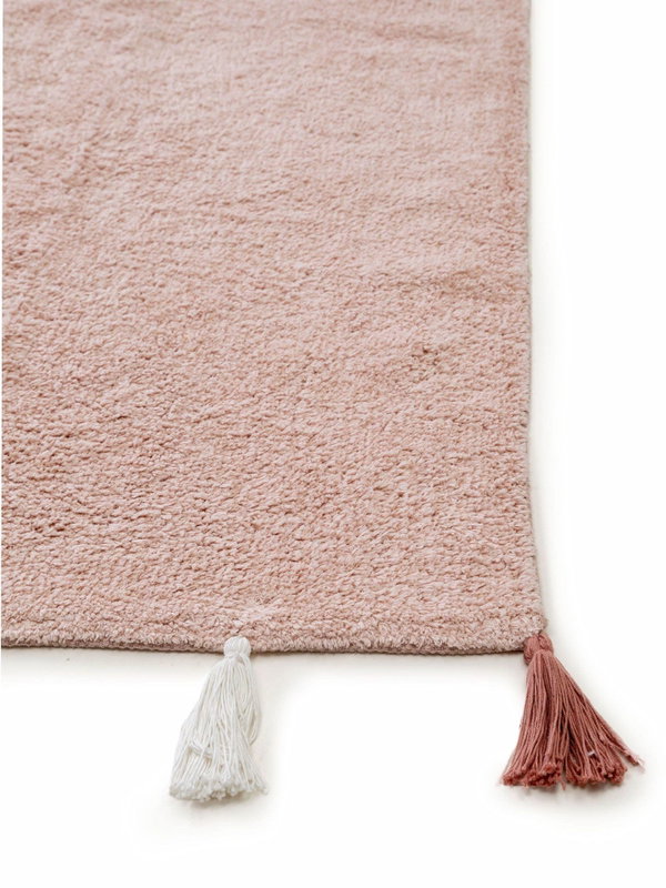 Design Waschbarer Kinderteppich Malu Rosa III