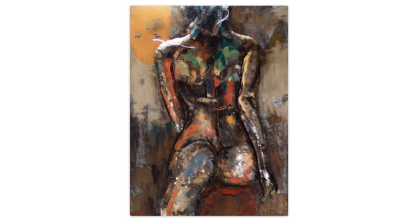 Metallbild 3D 'Undressed' 100x70x6,5cm