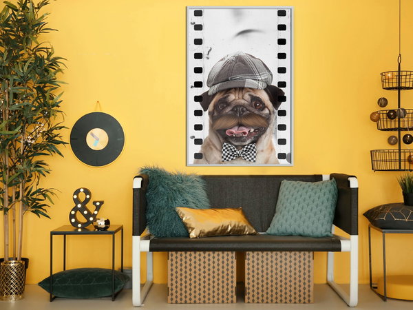 Poster 'Pug In Hat'