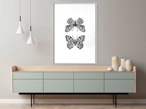 Poster 'Two Butterflies'