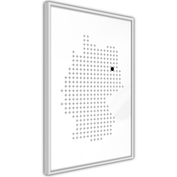 Poster 'Pixel Map of Germany'