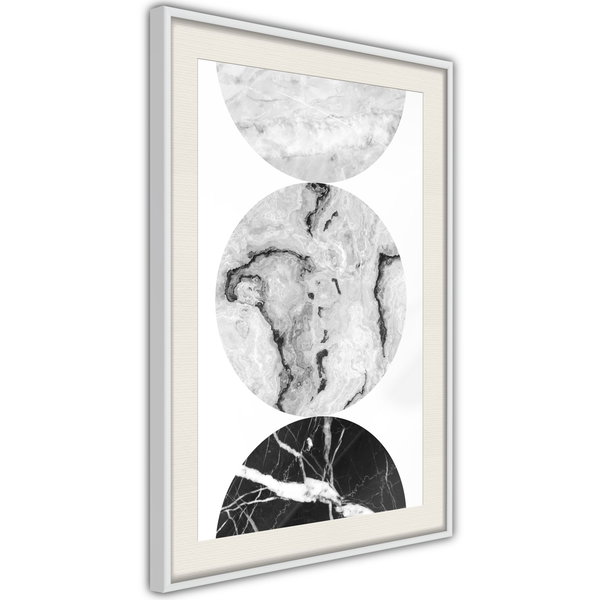 Poster 'Three Shades of Marble'