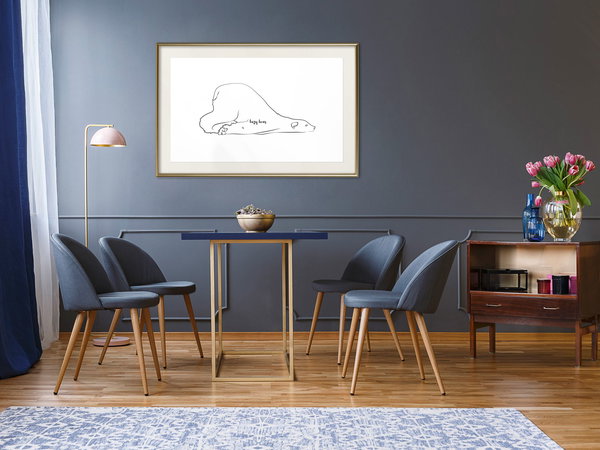Poster 'Lazy Bear'