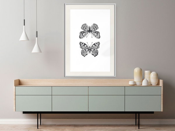 Poster 'Two Butterflies'