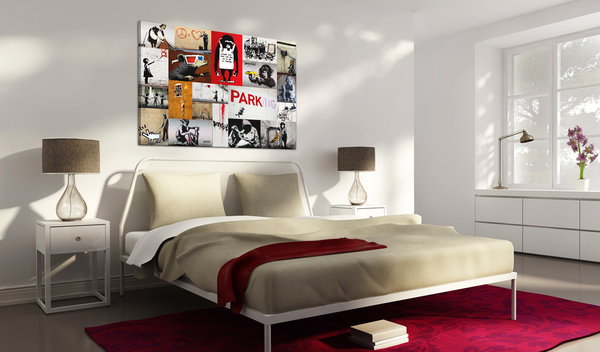 Εκτύπωση τέχνης 'Banksy - Collage'