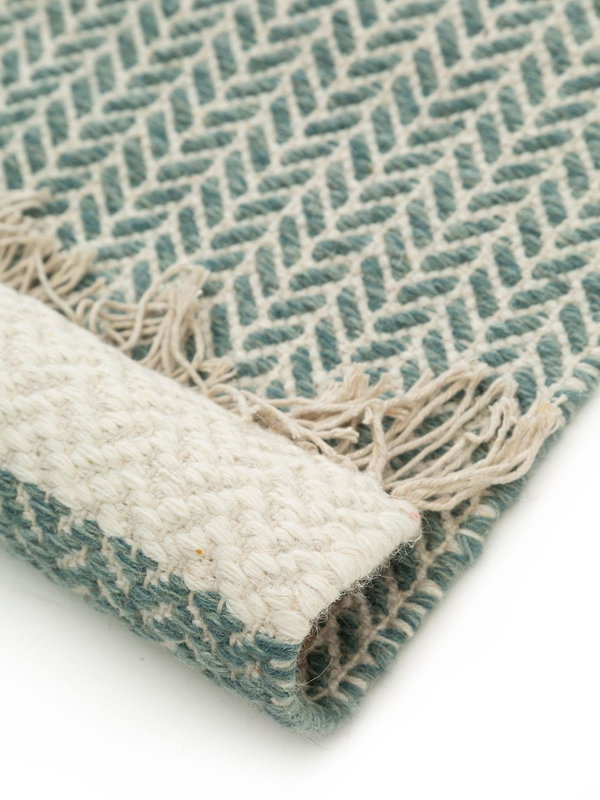 Design Wollteppich Kim Mint