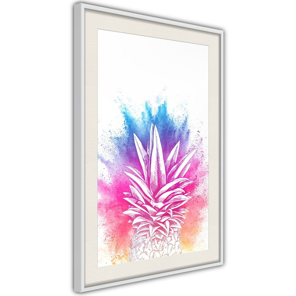 Poster 'Colourful Pineapple'