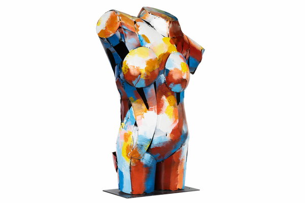 Metall Skulptur 'Unter der Haut' 75x43x20cm