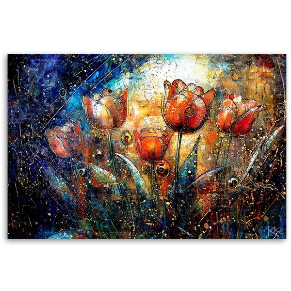 Kunstdruck auf Leinwand 'Blooming Symphony 4'
