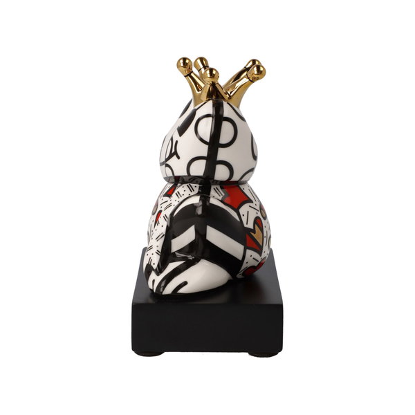 Porzellan Figur 'Golden Prince' von Romero Britto 7,5x14,5x11,5cm