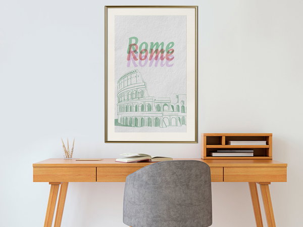 Poster 'Pastel Rome'