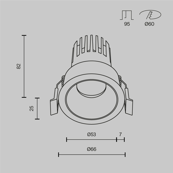 Lampa Sufitowa 'Dip'