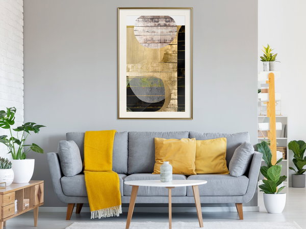 Poster 'Sunny Living Room'